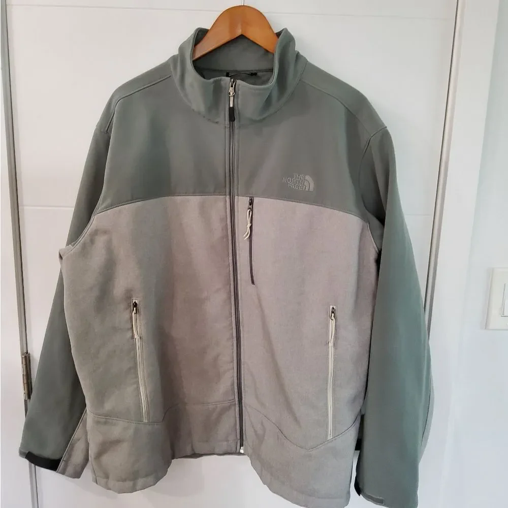The North Face gray silver